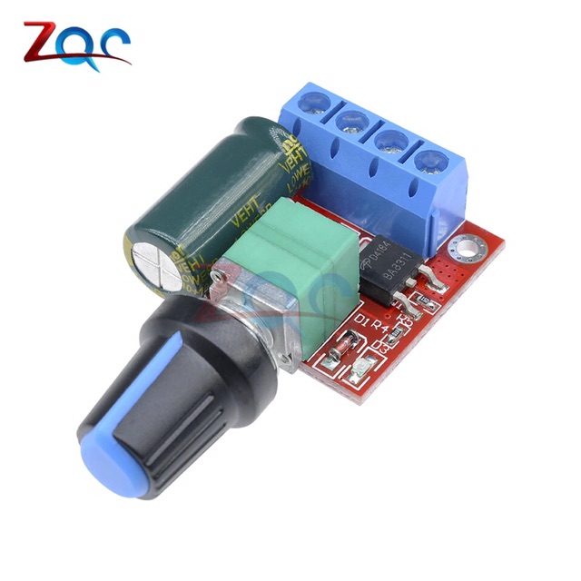 Regulator 4.5 V-35 V 5A 90W PWM Pengendali Kecepatan Motor Modul Switch 12V 24V