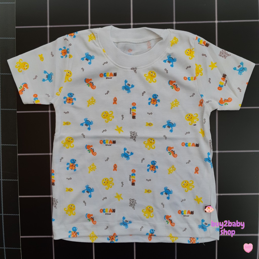 Kaos Anak Tara baby Wear Motif Ukuran XL Isi 6 PCS untuk anak usia 2-3 tahun