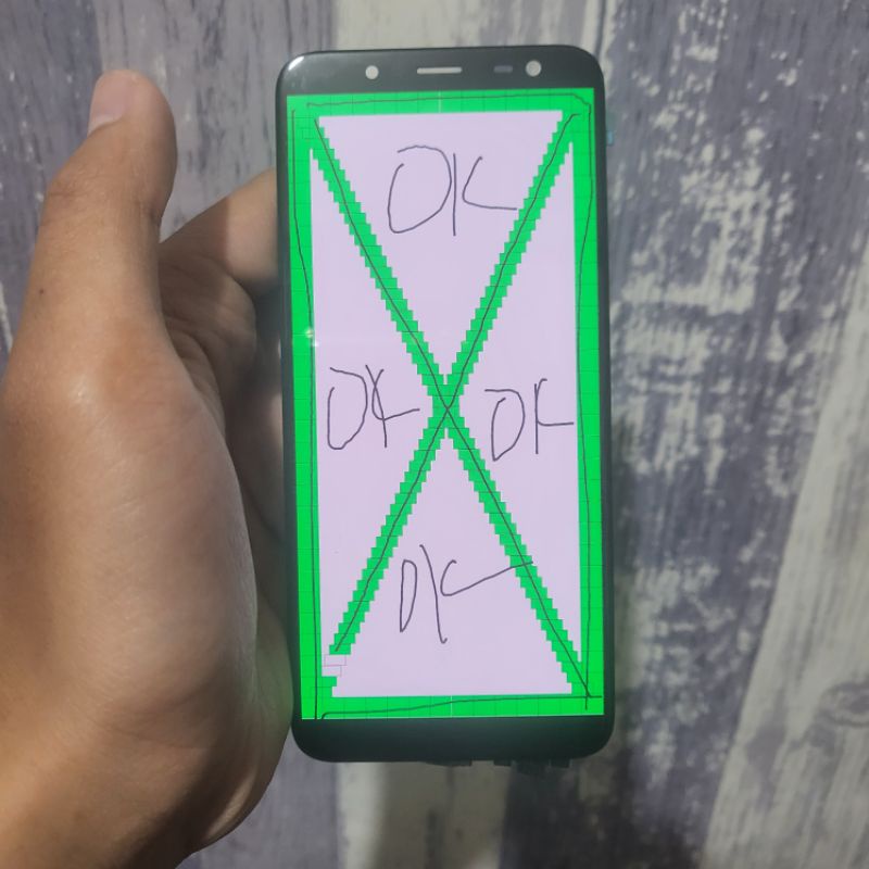 LCD Samsng J600 J6 2018 Original Sein copotan Normal