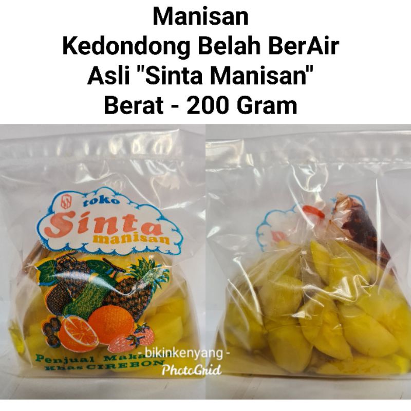 

Mangga Kedondong Belah BerAir Berat - 200 Gram Asli Sinta Manisan