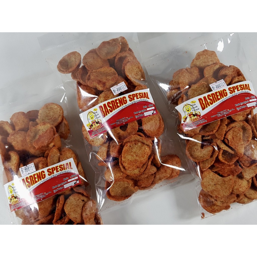 

Sekar_Shop07 Victory Snack - Camilan Basreng Spesial / Baso Goreng Pedas Isi 200 Gr