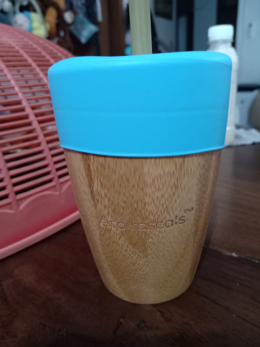Ecorascals Bamboo Large Cup Three Ways 240 Ml
