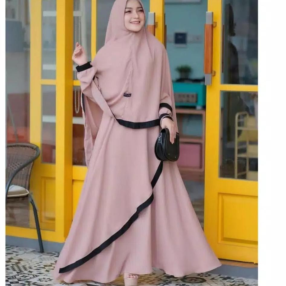 ✰✰ WM7  |  Lebaran | Gamis Set S M L XL Gamis Busui Jumbo | Najibah Gamis Syari Asdf | Kode Nazwa Ba