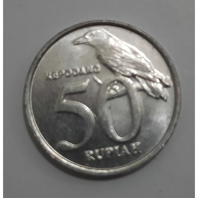 Uang Lama 50 rupiah tahun 1999 &amp; 2002