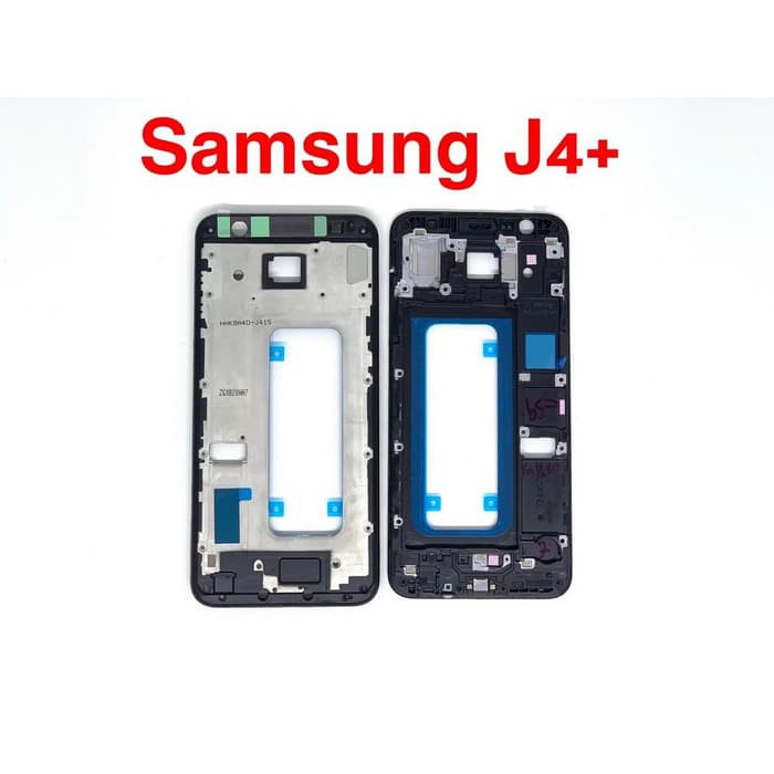 FRAME BEZEL DUDUKAN LCD TULANG TENGAH SAMSUNG J4 + J4 PLUS