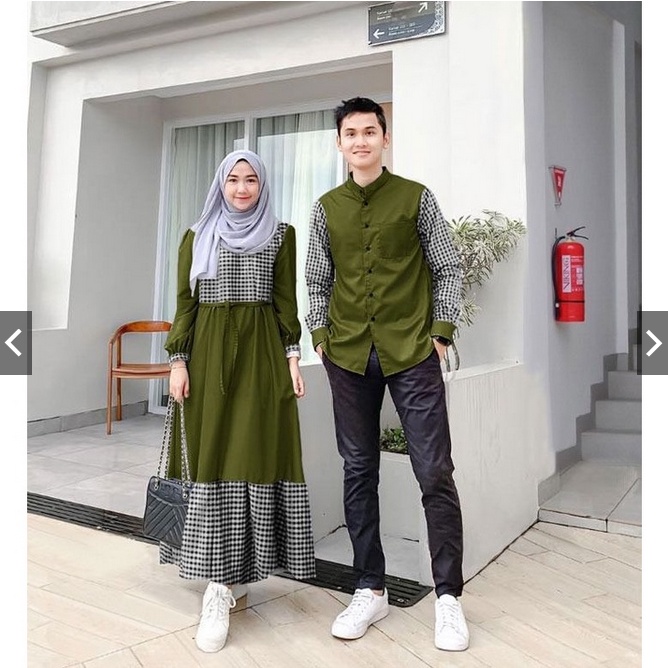 COUPLE GAMIS KATUN KOTAK + KOKO PAKISTAN COUPLE Cp DAMARA BAJU PASANGAN MUSLIM COUPLE TERBARU HIGH QUALITY