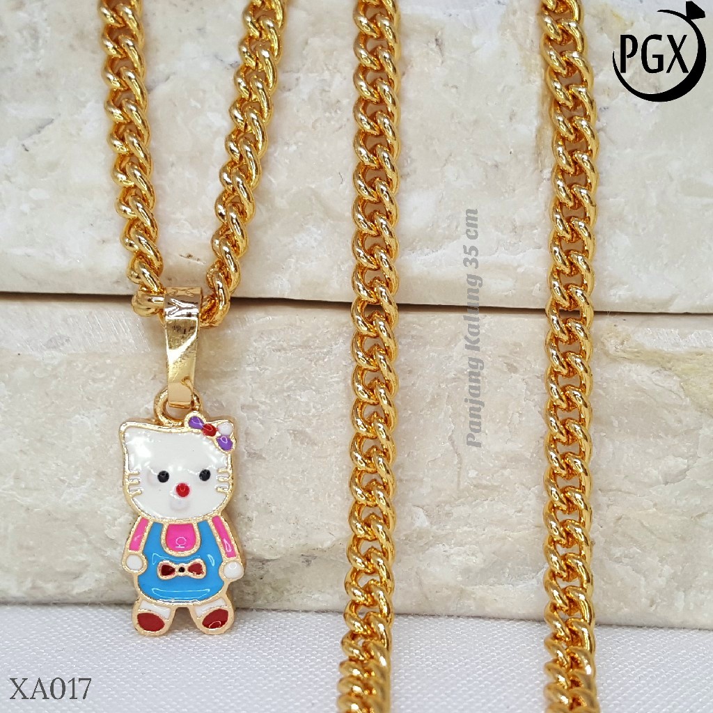 PGX Kalung Anak Perempuan Xuping Lapis Emas Aksesoris Fashion Perhiasan Premium - XA030