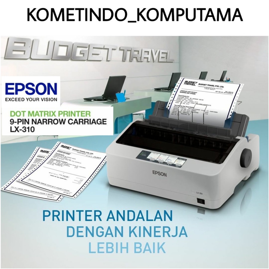 Printer Epson LX-310 Dot Matrix / Print LX310 / LX 310 / Dot Matrix / Print Kasir