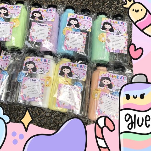 ✩ SLIME KIT ANTI GAGAL | SLIME KIT MURAH, BESTSELLER SLIME, tofu slime kit, fuyu slime, jelly slime,