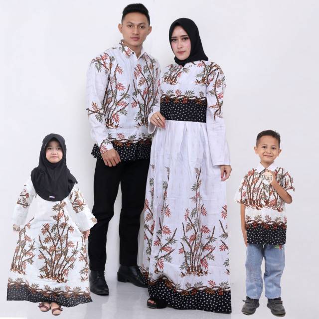 Sarimbit/couole gamis bambu fashion muslim fashion batik fashion pria wanita termurah dan terbaru