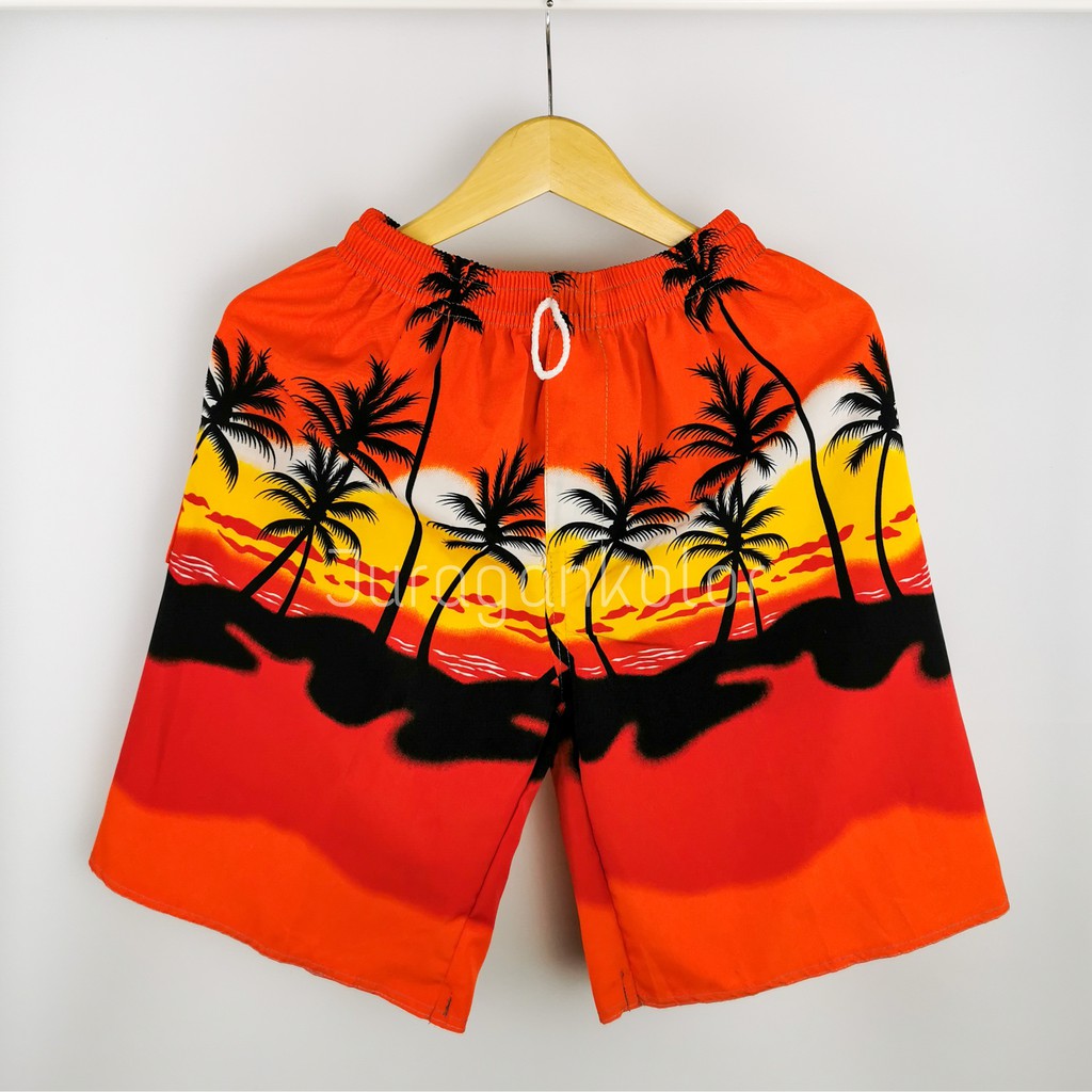 Celana Pendek Pantai Wanita Motif Surfing -SURF