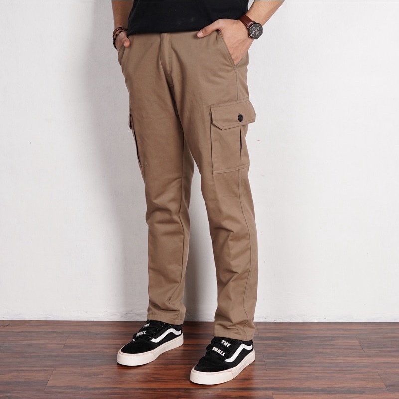 Celana panjang cargo Bahan Twill Tebal / long pants cargo