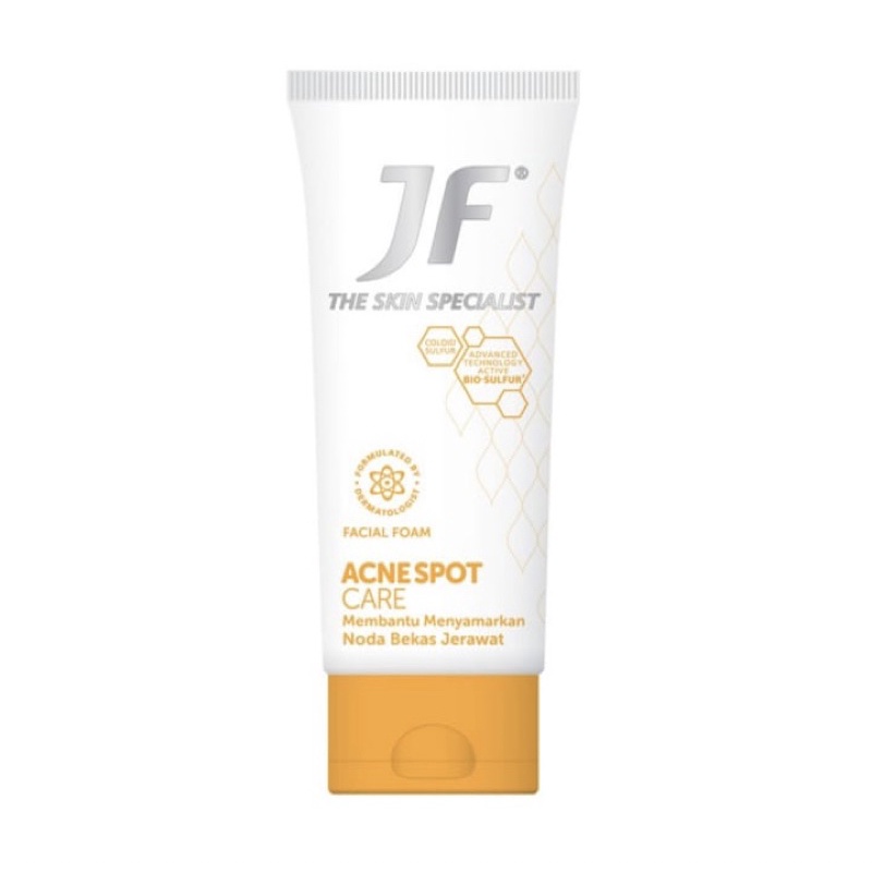 JF facial foam acne spot care 70 gram ( sabun cuci muka jerawat )