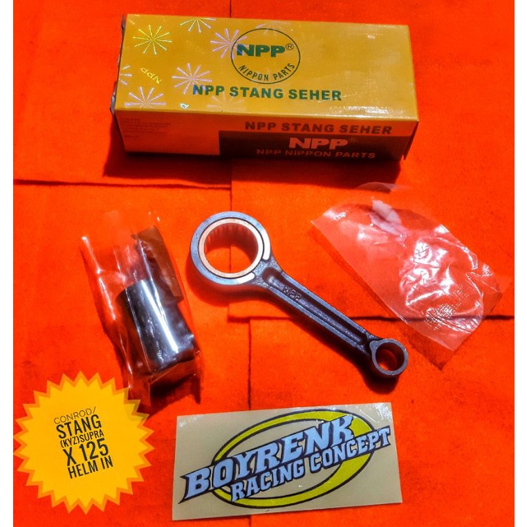 STANG SEHER/CONROD KIT SUPRA X 125 HELM IN (KYZ) - BOYRENK RACING