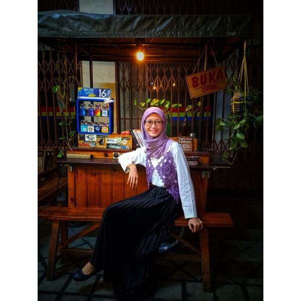 Diy kit baju rajut Outer rajut