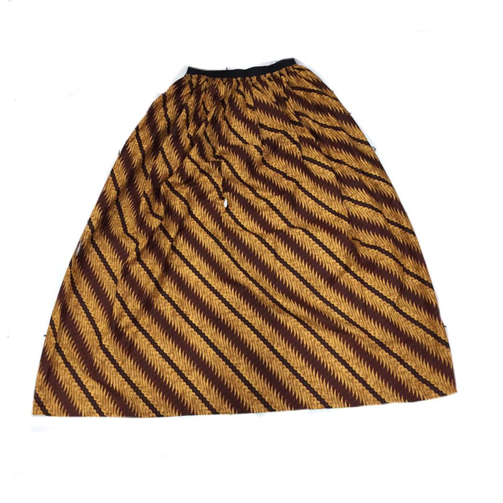 Promo Bulan Ini Big Sale Rok Klok Rok Payung Motif Batik Karet Hitam Rok Panjang Maxi Bagus