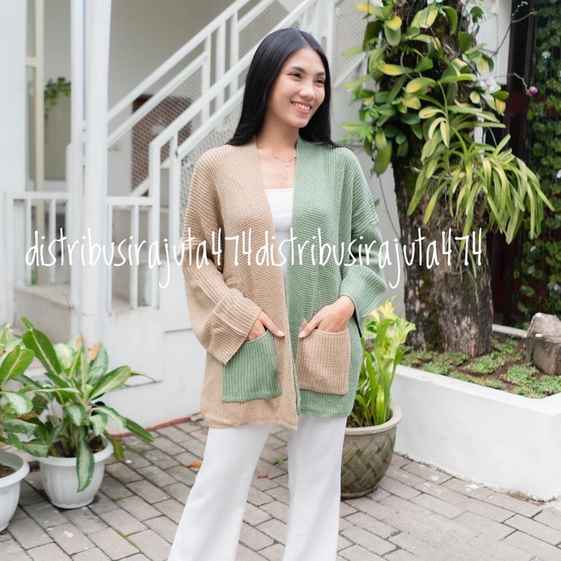 OVERSIZED CARDI OUTHER LOOCY PREMIUM RAJUT TEBAL CARDY OVERSIZE LAVELLA WANITA