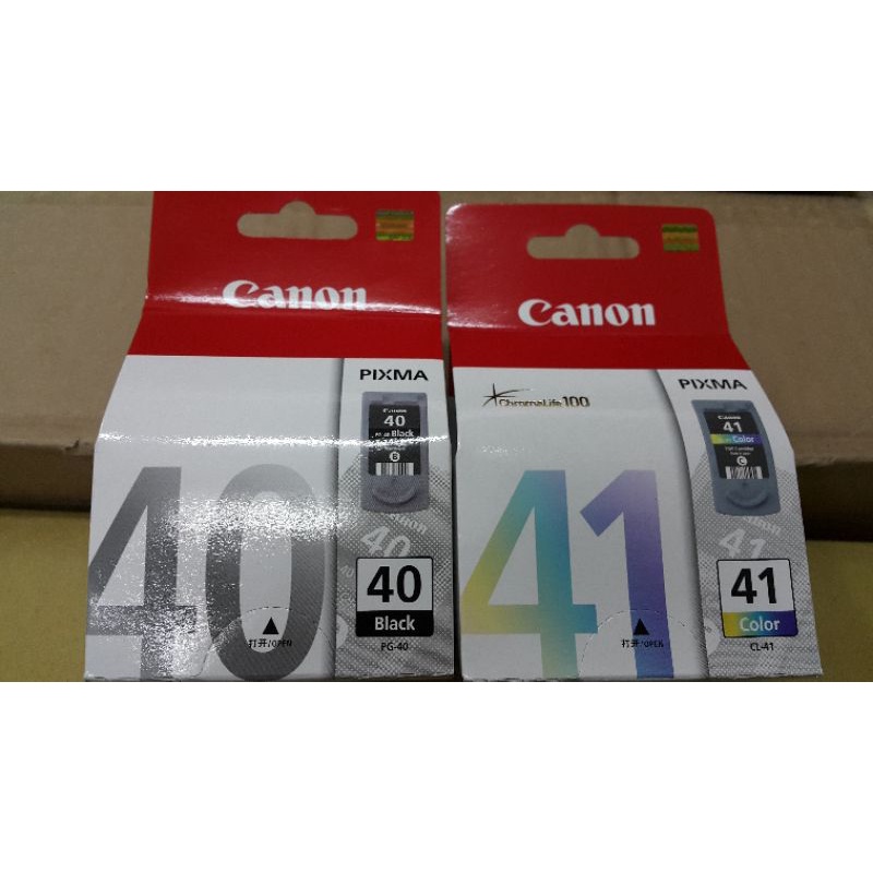 TINTA CANON 40 BLACK 41 COLOR