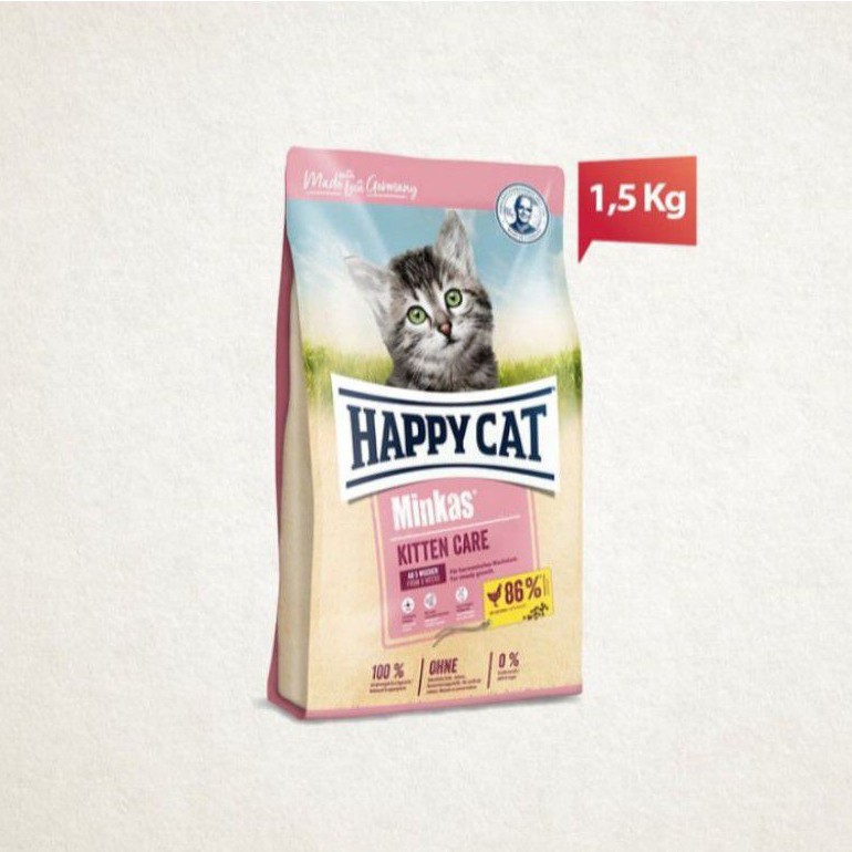 happy cat minkas kitten care 1.5 kg freshpack