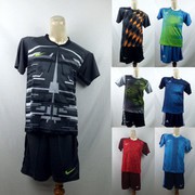 Setelan Baju/Kaos Sepak Bola/Futsal Dri-Fit Print Kids/Anak Adidas