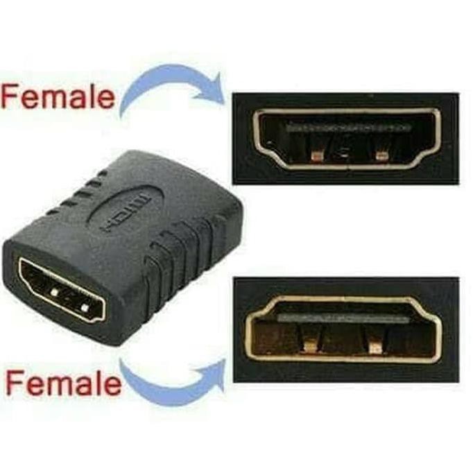 Konektor HDMI Female to HDMI Female / Konektor f / Sambungan HDMI