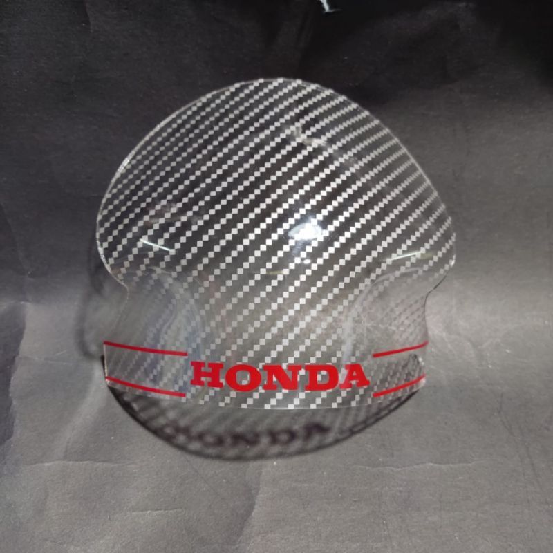 Visor Honda Scoopy fi karbon bening