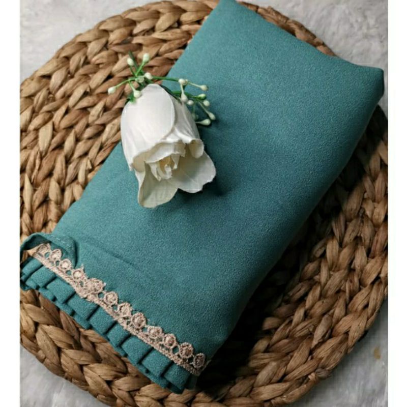 BERGO MARYAM KCB-LIPIT RENDA/AL'FADANI HIJAB-Tosca
