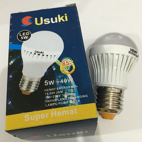 Lampu LED 5W merk Usuki Grosir Murah Termurah