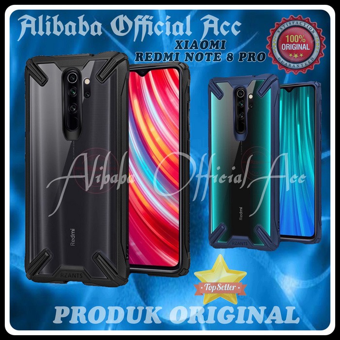 XIAOMI REDMI NOTE 8 PRO RZANTS RINGKE ORIGINAL HARD SOFT CASE SILICONE Berkualitas