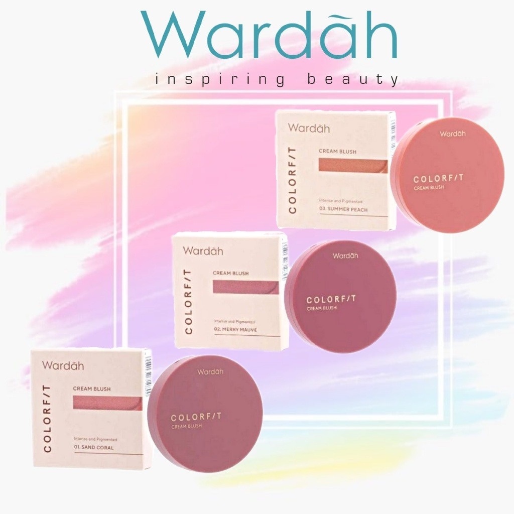 Wardah Colorfit Cream Blush | Powder Foundation | Mattifying Powder | Matte Foundation | Cushion