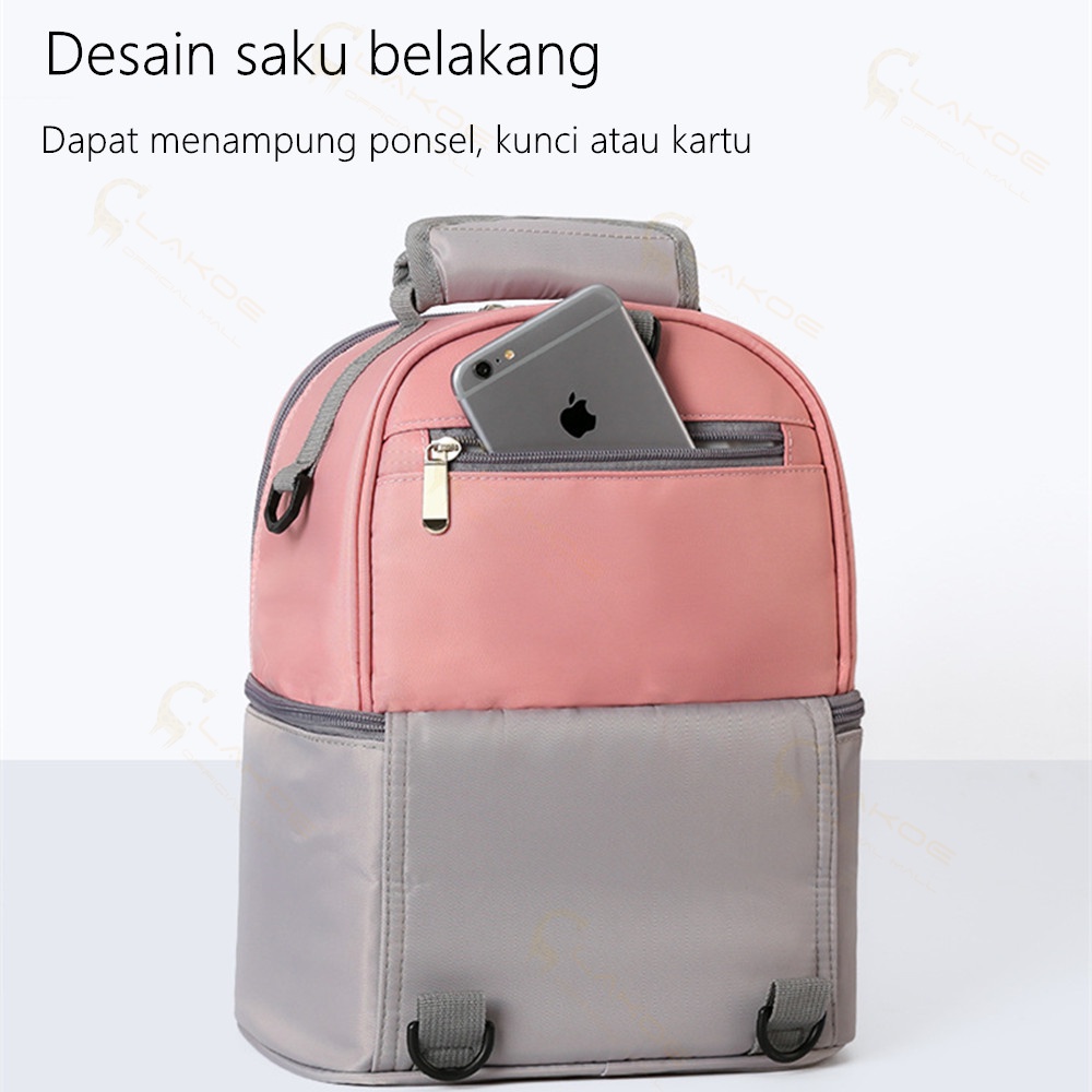 Lacoo Multifungsi diaper bag BPA free Tas Perlengkapan bayi waterproof