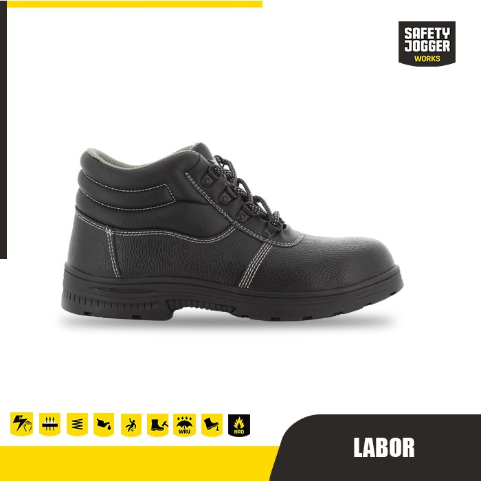SEPATU SAFETY JOGGER LABOR BLACK S3 SRC HRO