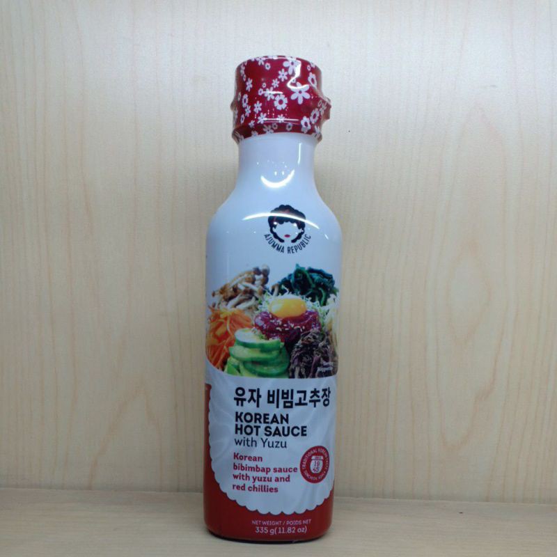 

Ajumma Republic Korean Hot Sauce With Yuzu 335gr