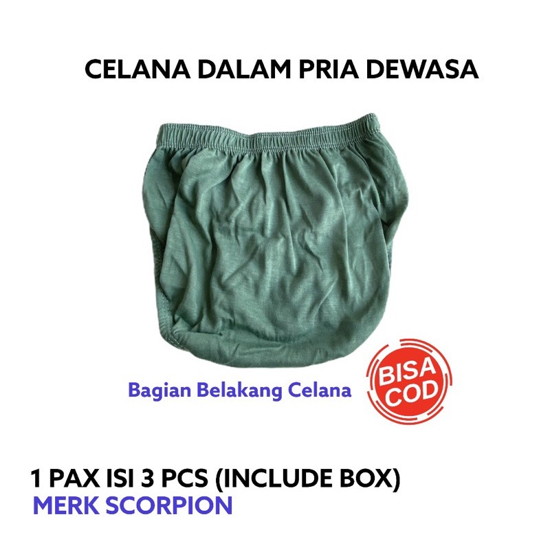 Cd Celana Dalam Pria Dewasa Katun Adem Sempak Celana Boxer Laki Laki Pria Dewasa