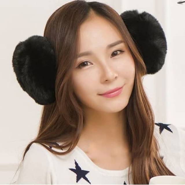 earmuff tutup telinga musim dingin earwarmer winter bulu ok  god