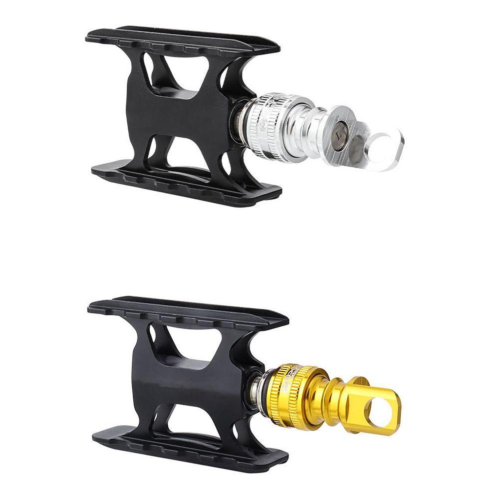 R-FLOWER Gesper Pelepas Cepat 4warna Memperbaiki Dasar Adaptor Aksesori Bersepeda Bingkai Sepeda
