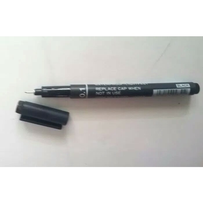 

Pendrawing- Snowman ( Drawing Pen ) Hitam Ujung Lancip 0.1 Ft700 - Hitam -Drawing-Pen.
