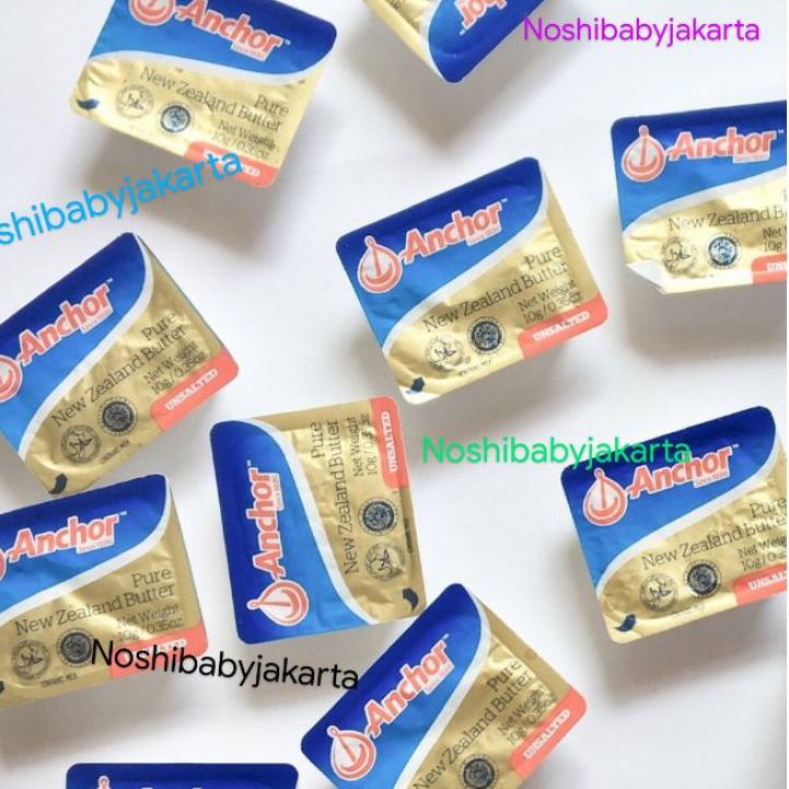 

〈〈MURAH LEBAY〉〉 Anchor unsalted butter mini isi 10 pcs HALAL MUI