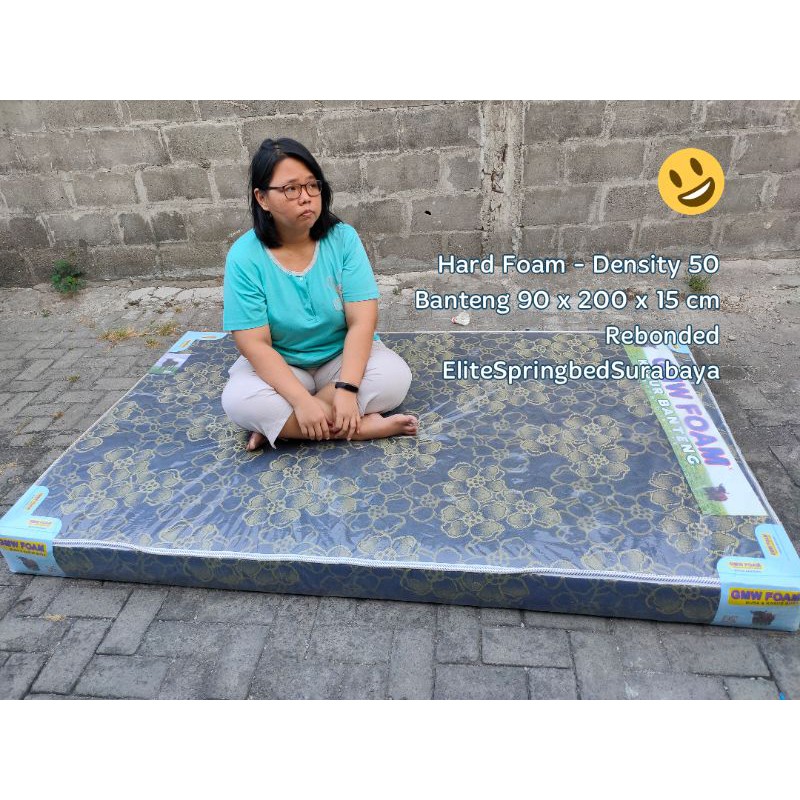 Promo True Orthopedic Termurah GMW Banteng kasur busa Rebonded Foam 15 cm 15 th garansi Density 50
