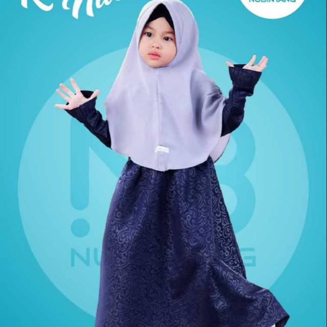 Gamis set khimar Khaira || Nubi