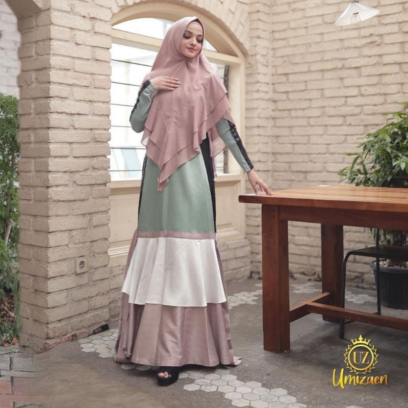 GAMIS SYAR'I FAYYOLA SET 100% ORIGINAL BRANDED BY UMIZAEN DEWILISIN