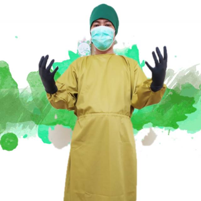 Gown apron baju apd medis RJC