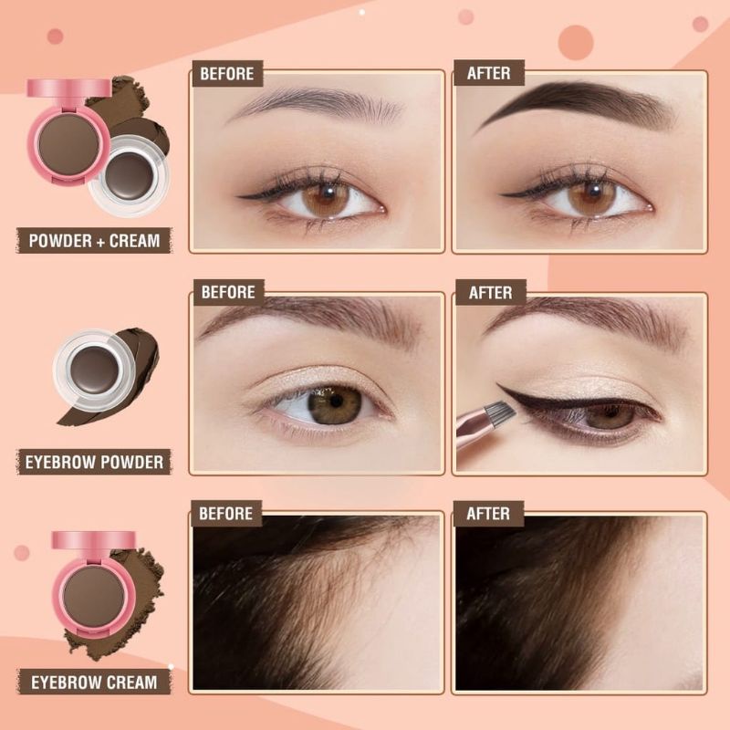 PINKFLASH DUO EFFECT EYEBROW KIT/EYEBROW PINKFLASH⁸