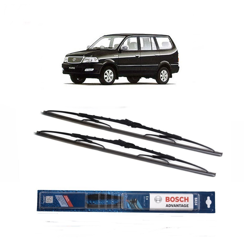 Bosch Wiper Toyota Kijang Kapsul / Kijang Krista Frame Besi - 2 buah/Set 17-17