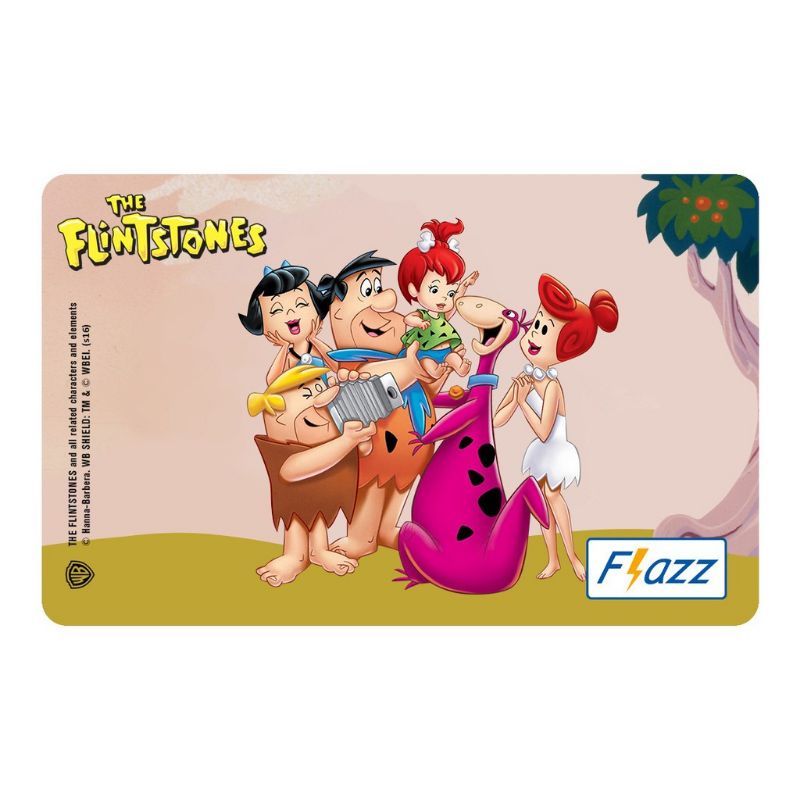 Kartu Flazz Limited Edition Flintstones ORI /Like eTOLL eMONEY Tapcash or Brizzi