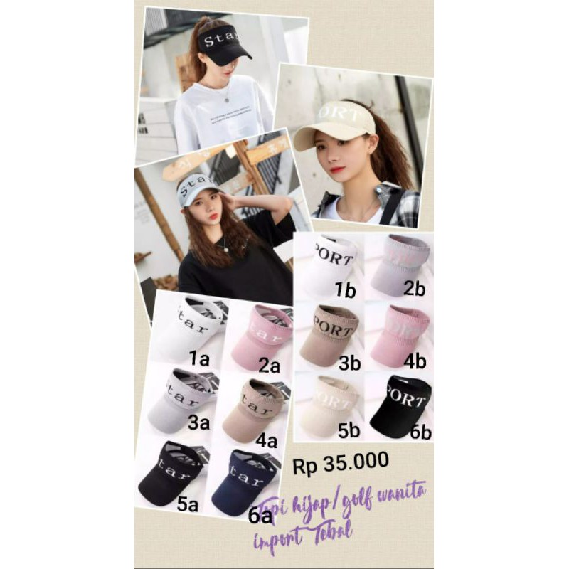 TOPI GOLF ATAU HIJAB