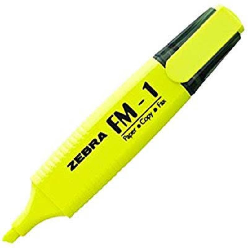 

Spidol Highlighter Zebra FM-1 Yellow