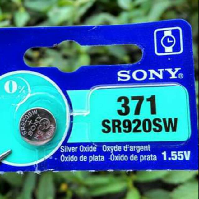 Baterai sony 371 Baterai jam tangan