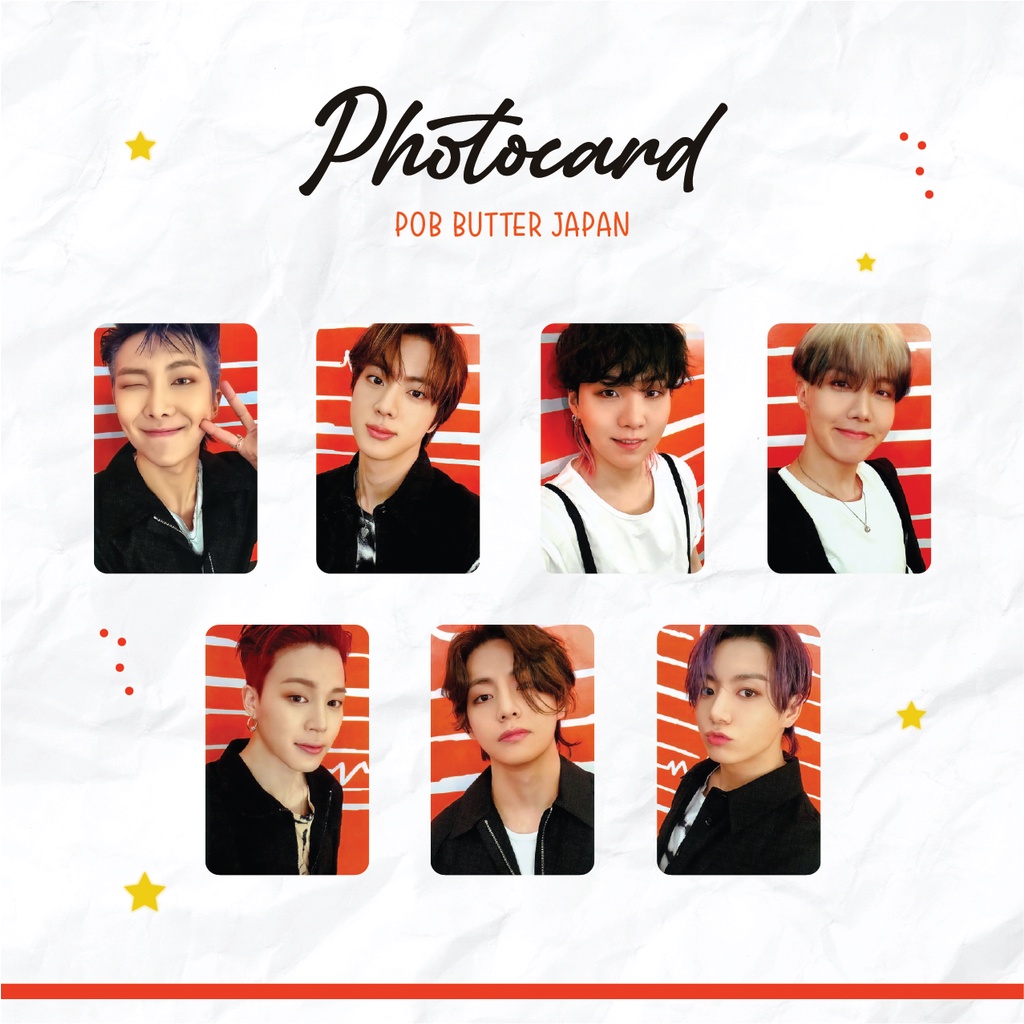 [UNOFFICIAL] Photocard BTS POB Butter Japan