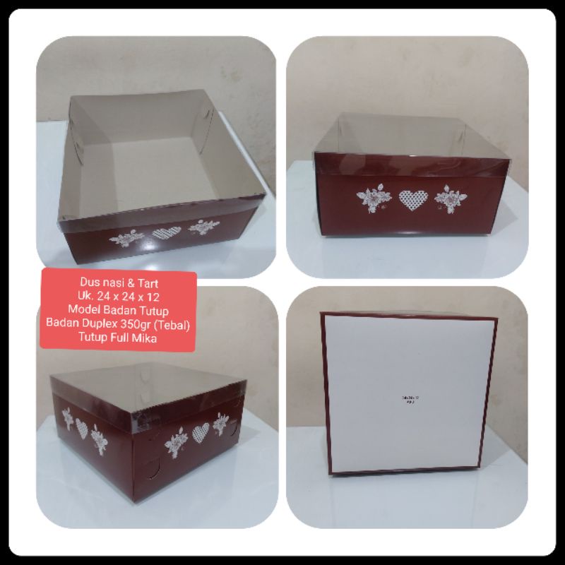 Dus Tart /Dus Nasi Uk. 24 x 24 x 12 cm